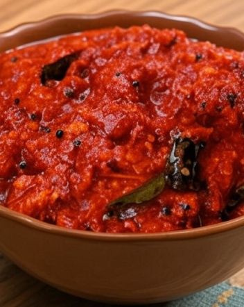 Pandu Mirchi Pickle ( పండు మిర్చి పచ్చడి )
